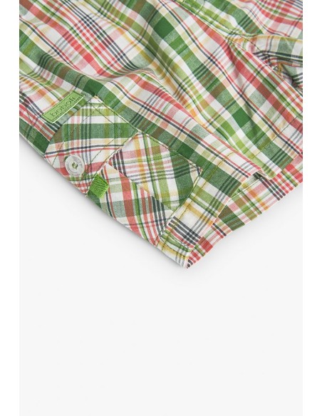 Bermuda carreaux bébé garçon  9 mois - Boboli