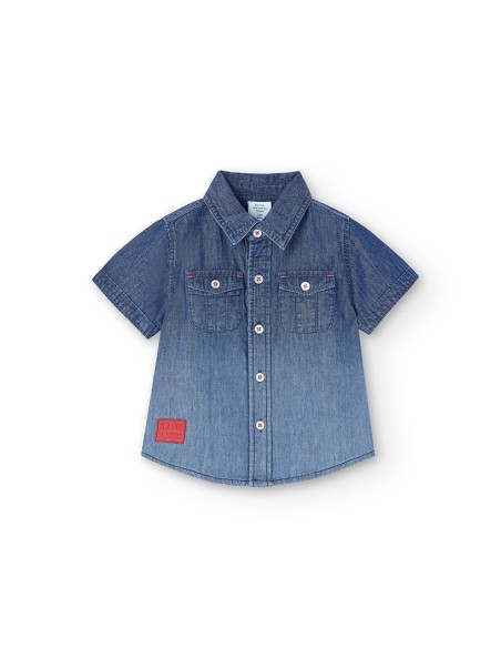 Chemise jeans bébé garçon 9 mois - Boboli