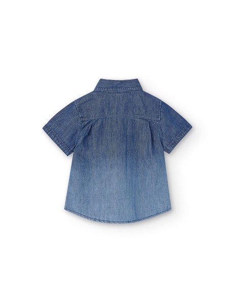 Chemise jeans bébé garçon 9 mois - Boboli