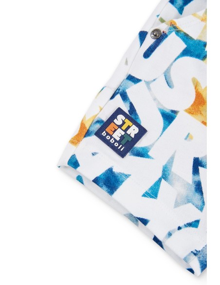 Bermuda lettre pour bébé garçon  6 mois