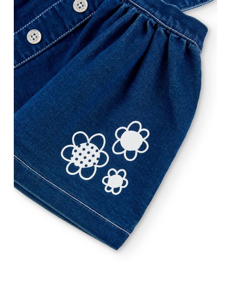 Jupe jeans maille bébé fille  12 mois - Boboli