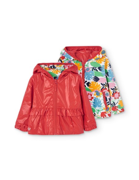Parka reversible en toile bébé fille  12 mois - Boboli