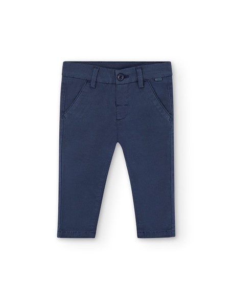 Pantalon strech en satin bebe Garçon 9 mois - Boboli
