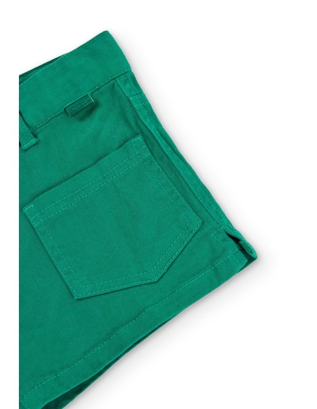 Short en toile pour fille  8 ans