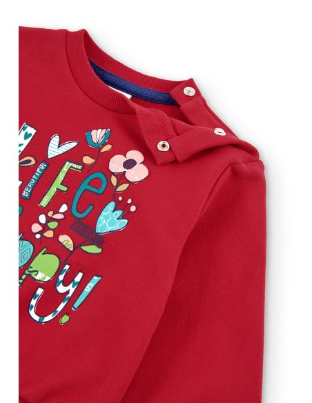 Sweat en molleton strech bebe fille 6 mois - Boboli