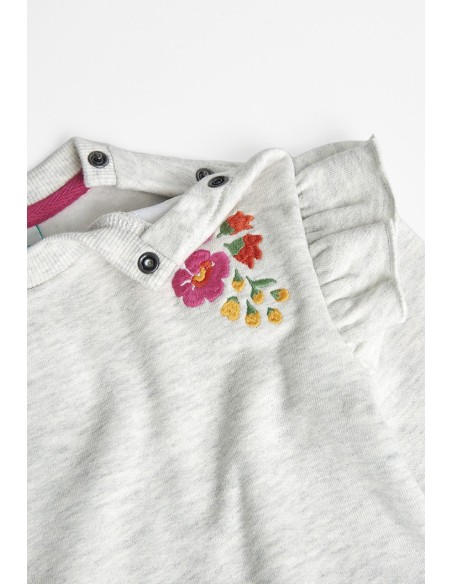 Sweat gris bébé fille 12 mois - Boboli