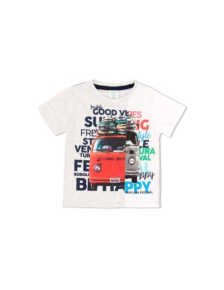 T shirt Good Vibes Bebe Garçon  12 mois - Boboli