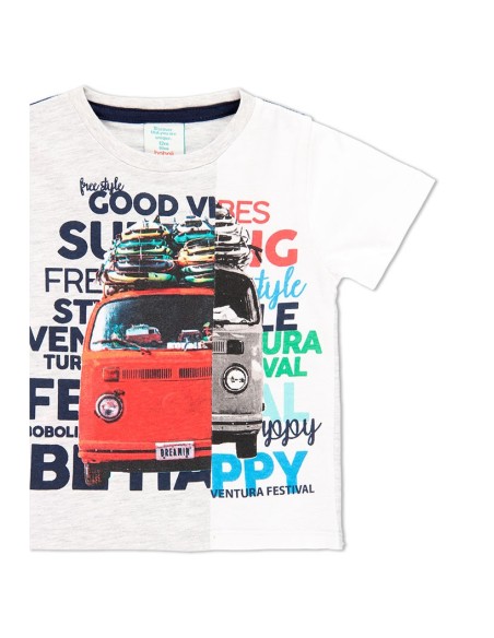 T shirt Good Vibes Bebe Garçon  12 mois - Boboli