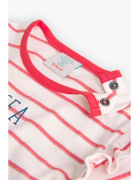 T shirt manche rayures  12 mois - Boboli