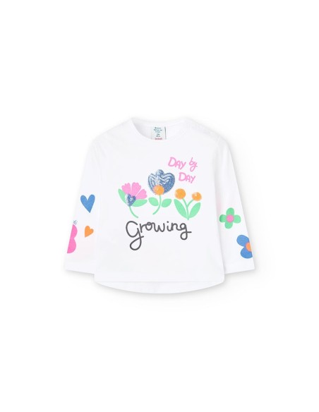 T shirt manches bébé fille  6 mois - Boboli
