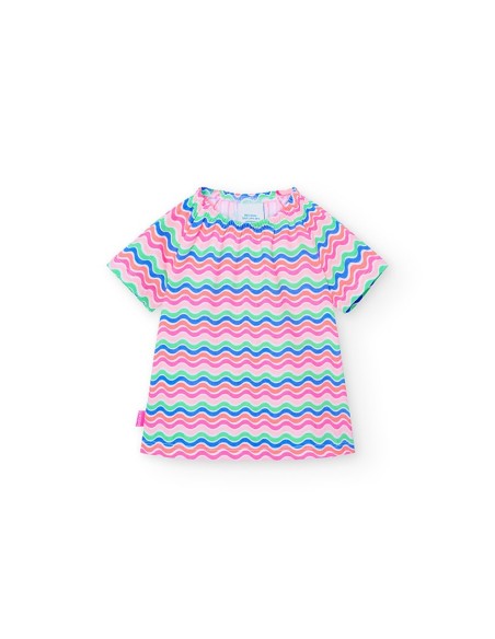 T shirt rayures bébé fille 12 mois - Boboli