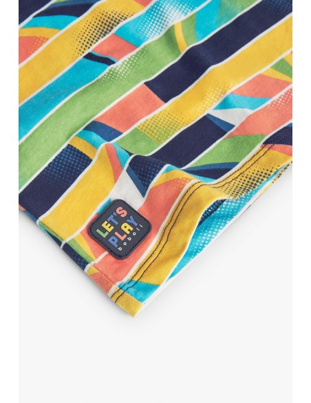 T shirt Rayures coloré bébé garçon  6 mois