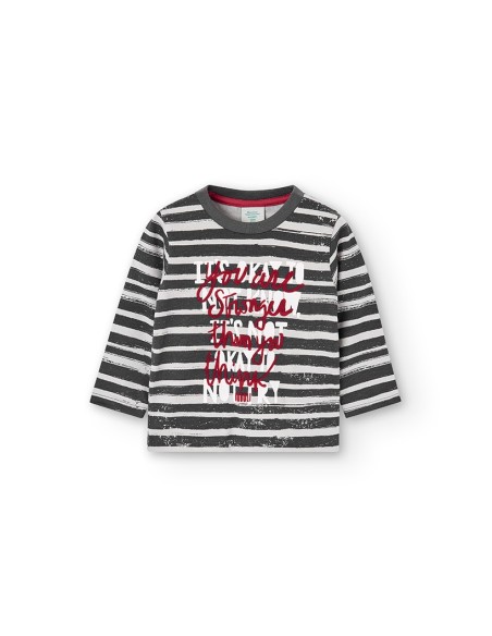 T shirt tricot a rayures bebe Garçon 9 mois - Boboli