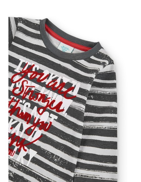 T shirt tricot a rayures bebe Garçon 9 mois - Boboli