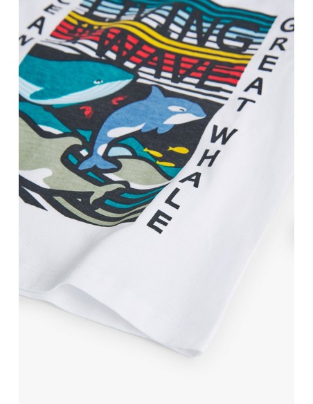 T shirt tricot living bébé garçon  6 mois