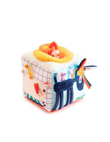 Cube Sonore d’Activités Ferme – Lilliputiens | Jouet d’éveil interactif bébé