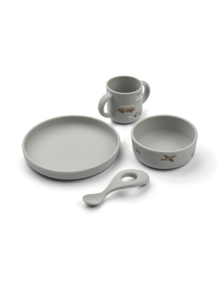 Vivi printed tableware set Véhicules