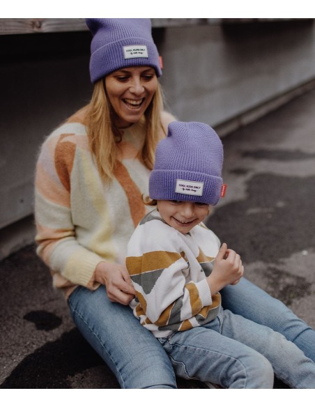 BONNET POP POP PURPLE VIOLET 6 ANS