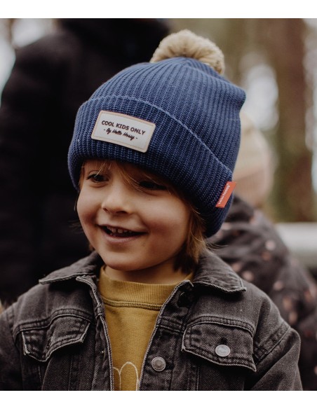 Bonnet color block nigth bleu 2-5 ans - Hello Hossy