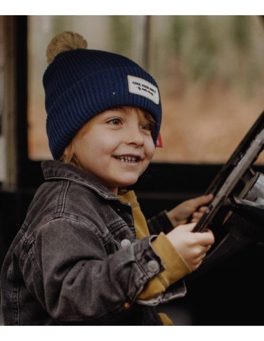 Bonnet color block nigth bleu 2-5 ans - Hello Hossy