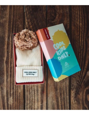 BONNET COLOR BLOCK COLOR BLOCK SANDY CREME/BEIGE 9-18 MOIS