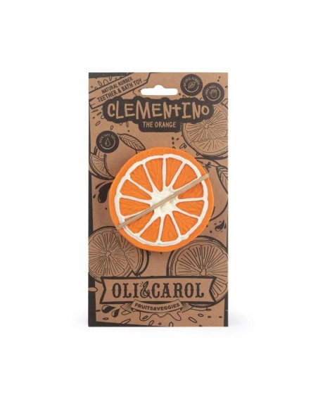 Orange - Oli et Carol jouet de dentition