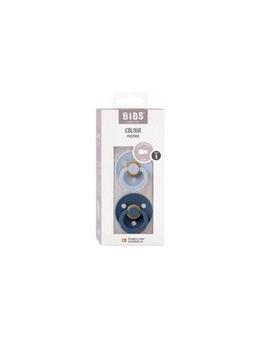 Sucette bibs colour dusty blue/ steel blue Taille 1