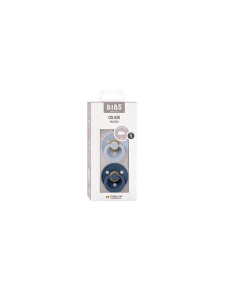 Sucette bibs colour dusty blue/ steel blue Taille 1