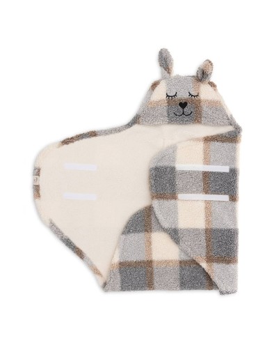 Couverture portefeuille Bunny check boucle - Jollein