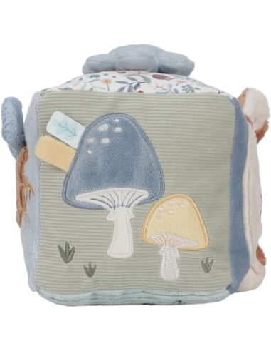 Cube d’activités en tissu – Forest Friends | Little Dutch
