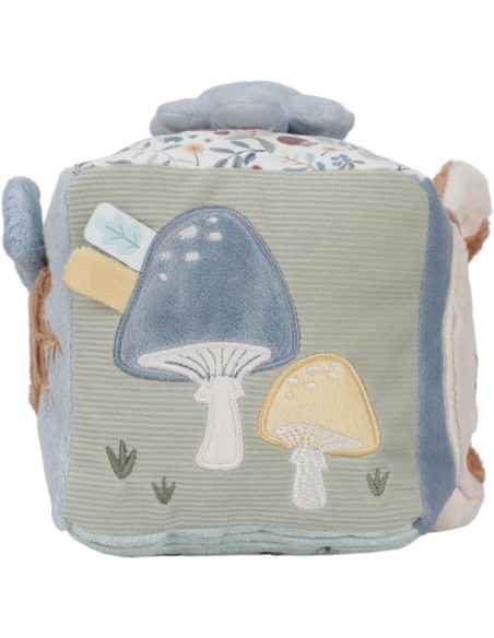 Cube d’activités en tissu – Forest Friends | Little Dutch