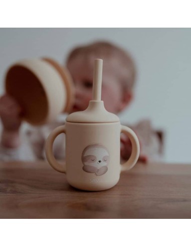 Tasse d'apprentissage en silicone paresseux - Sassi