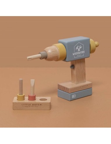 Perceuse  en bois - Little Dutch