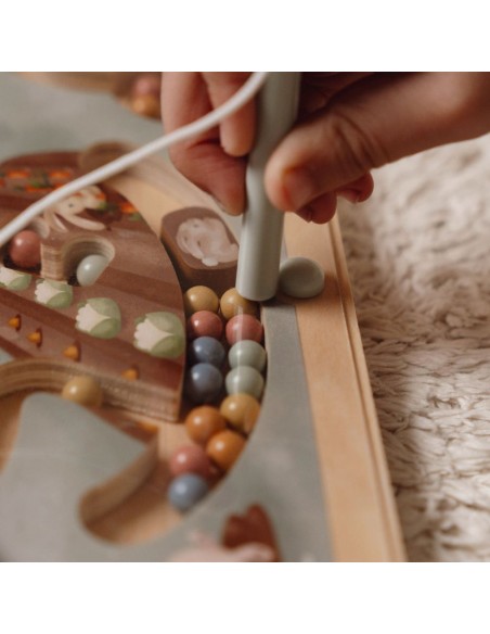 Labyrinthe magnétique en bois – Little Farm | Little Dutch