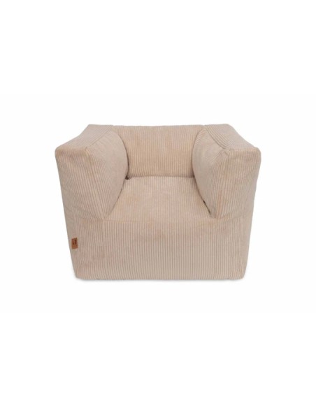 Fauteuil pour enfants corduroy Natural