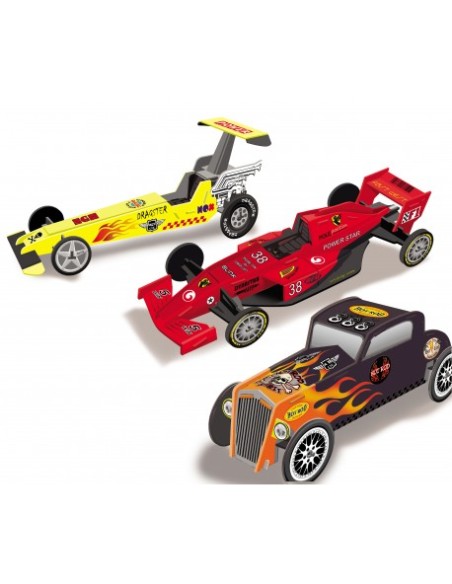 Maquettes déco "Voitures de course" - Crealign'