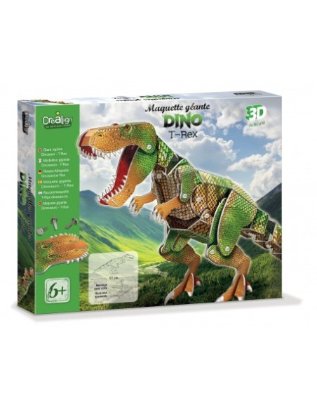 Maquette géante Dino T-Rex - Créa Lign'