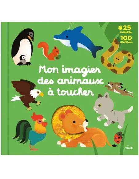 Mon grand imagier des animaux a toucher - Milan