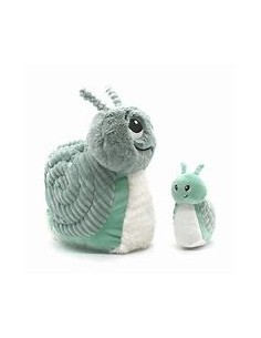 Escargot vert et son bébé - Les deglingos