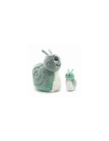 Escargot vert et son bébé - Les deglingos