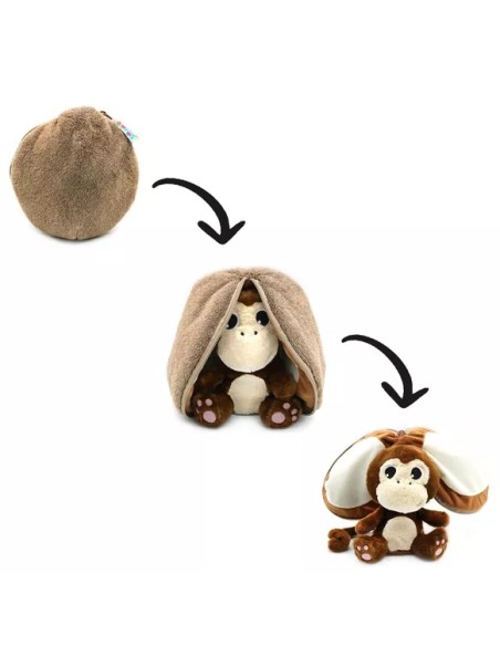 Peluche singe/noix de coco - Flipetz