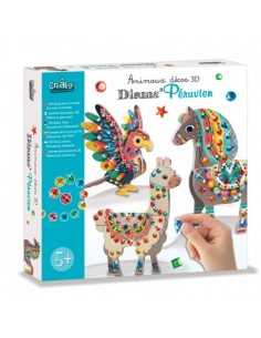 Diam's peruvien animaux 3D - Crea lign'