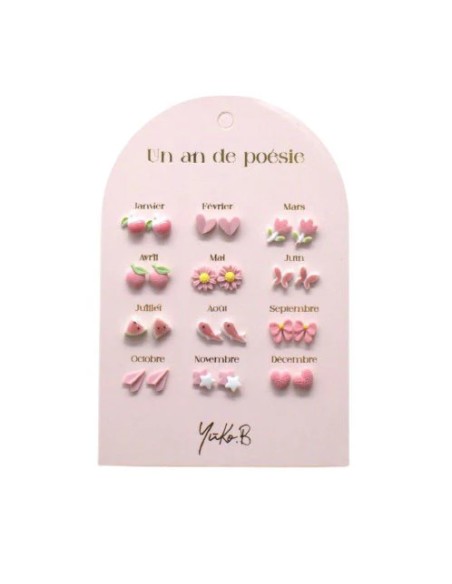 Une année de poesie Rose - Yuko B